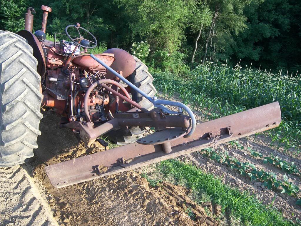Eagle Hitch Equipment in the garden